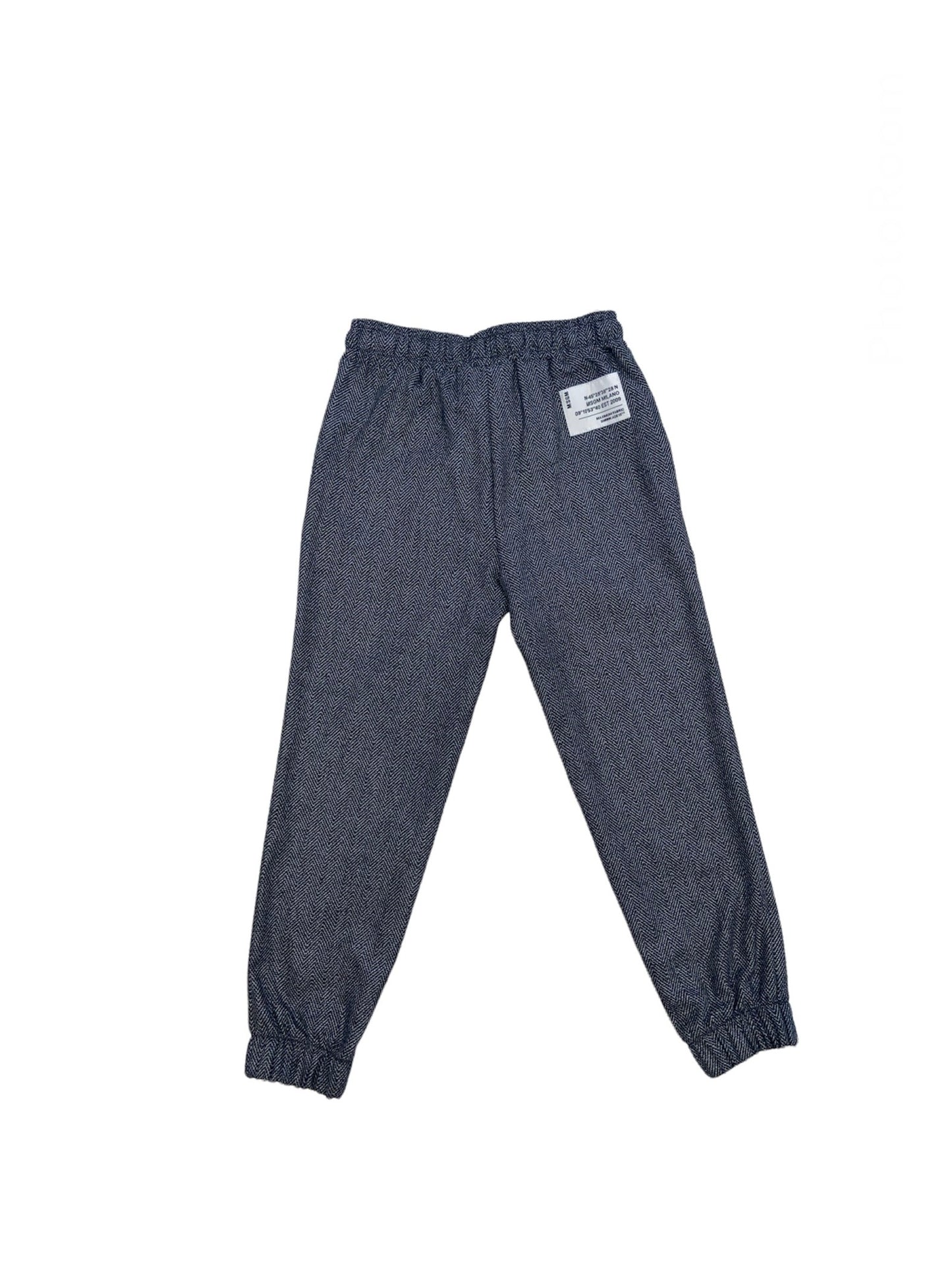 PANTA JOGGER SPINATO MSGM
