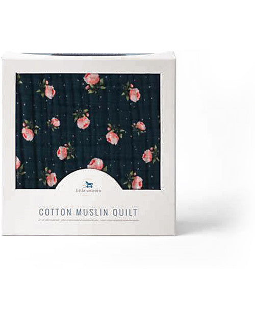 COPERTA TRAPUNTA MIDNIGHT ROSE