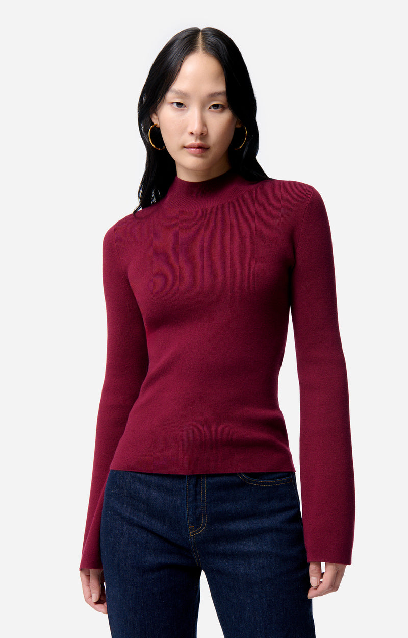 Maglia Francesca bordeaux