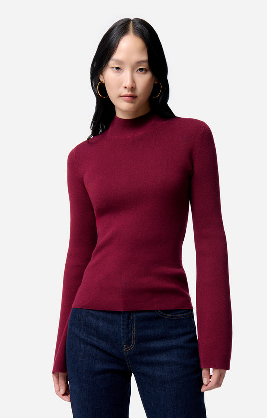 Maglia Francesca bordeaux