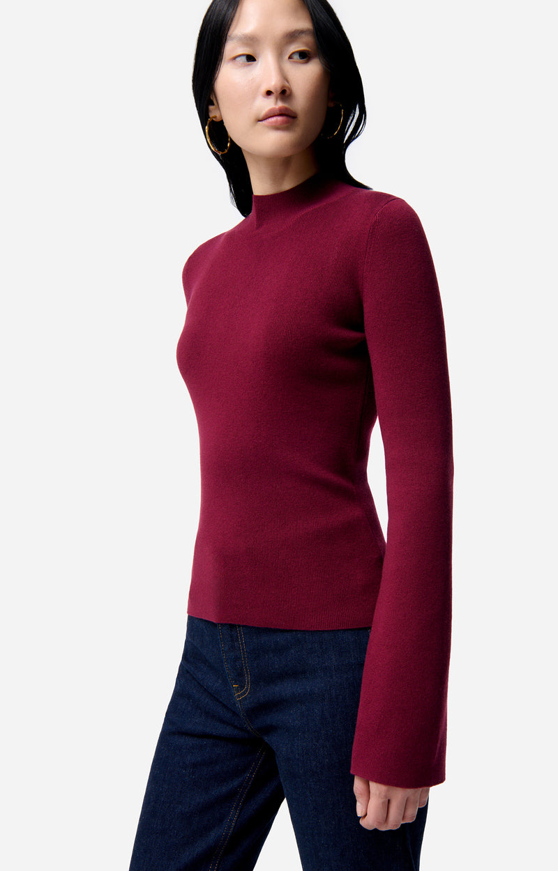 Maglia Francesca bordeaux