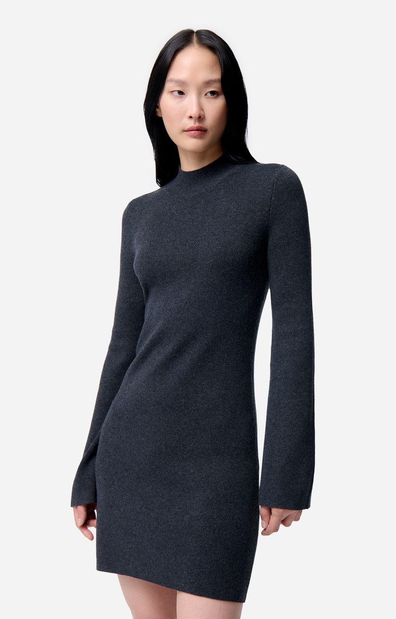 Abito maglia antracite