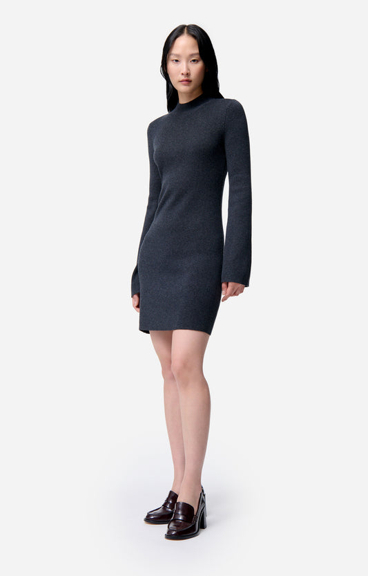 Abito maglia antracite