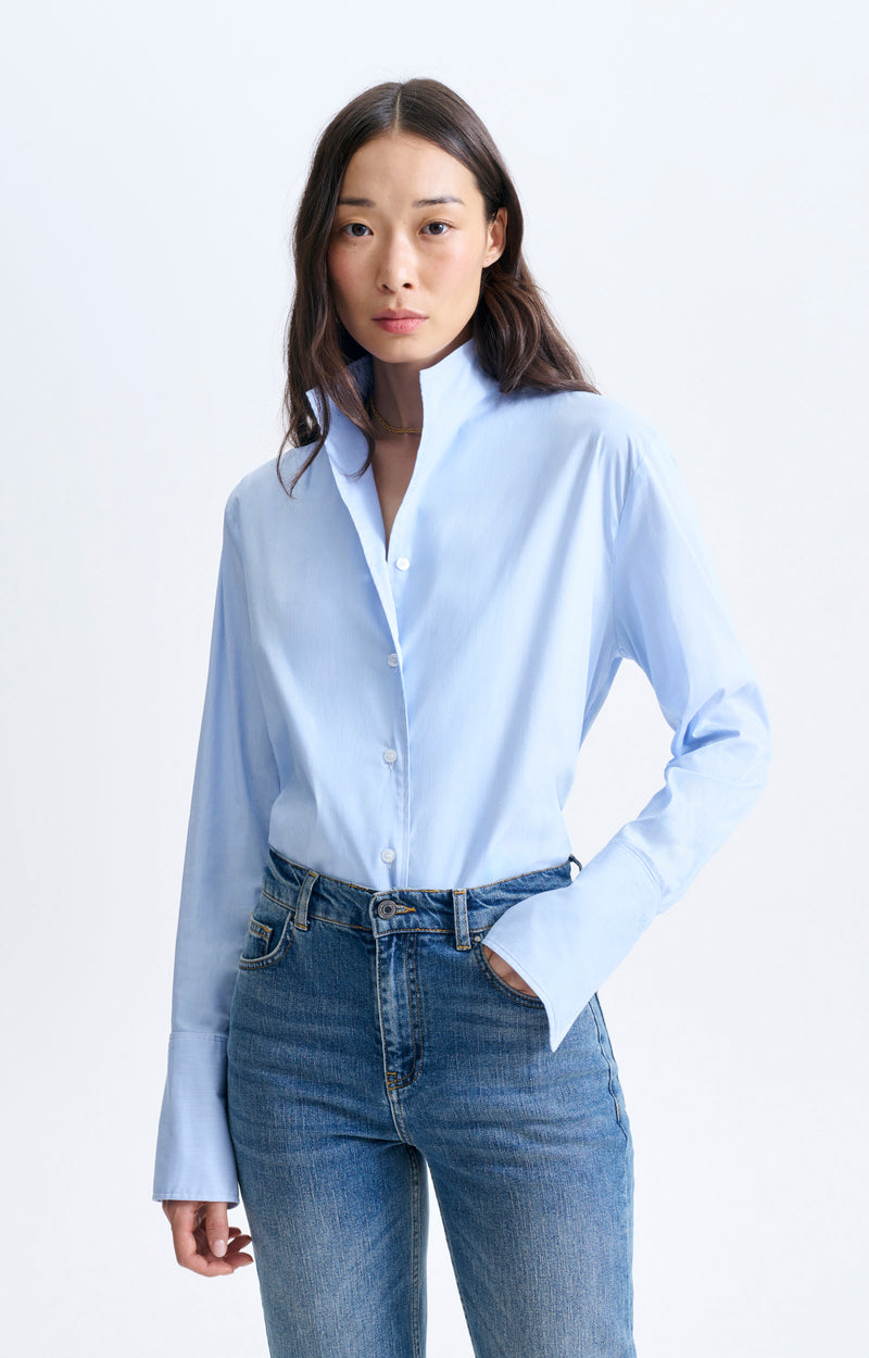 Hugo camicia righe azzurro Vanessa Bruno