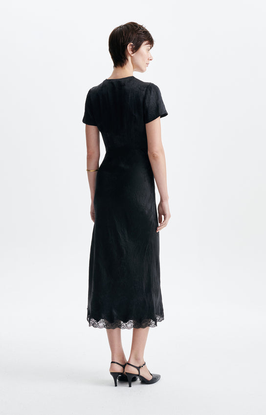 Abito nero Vanessa Bruno con pizzo