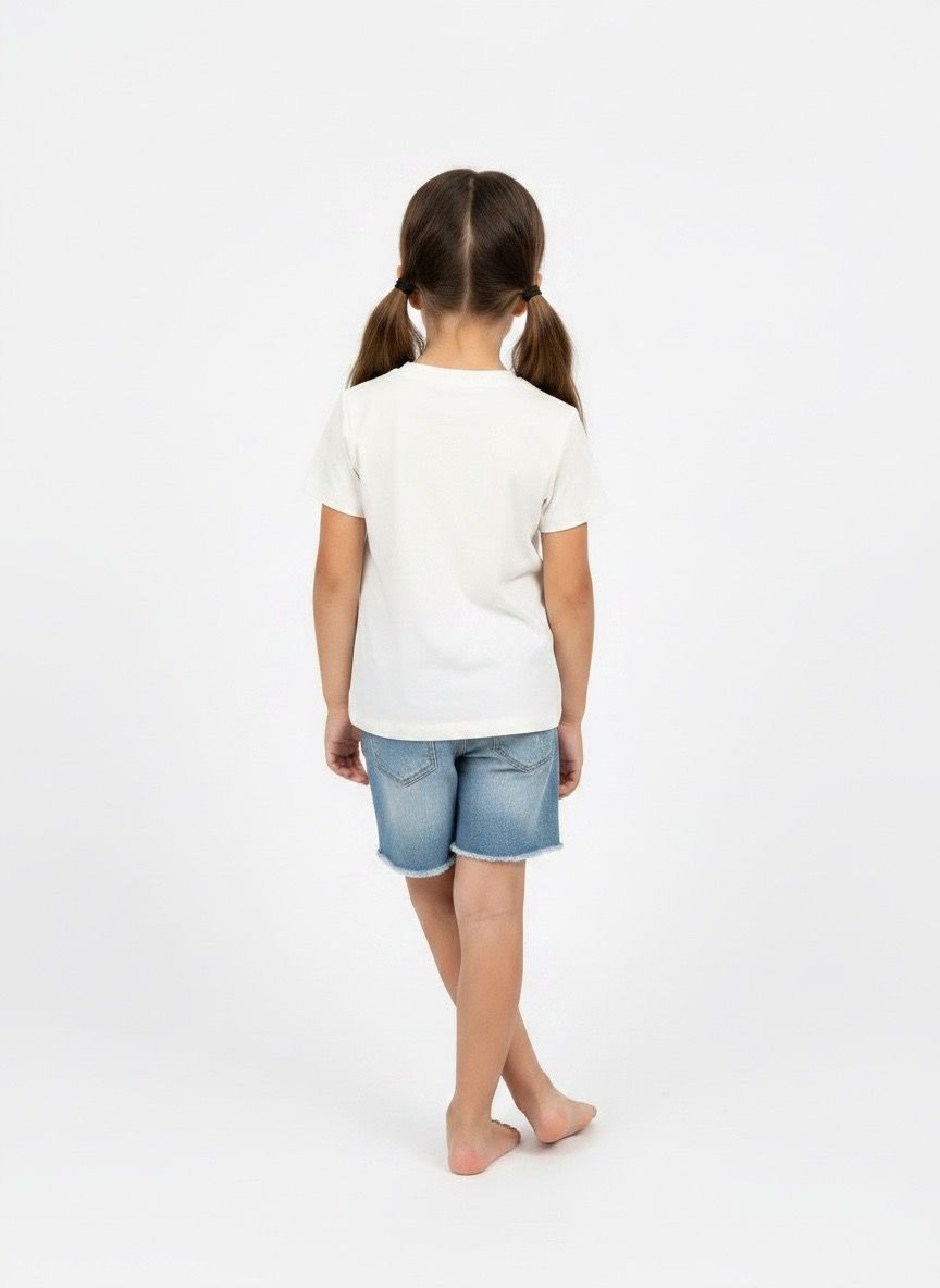 T-shirt Minnie-Paperina cuore st.barth