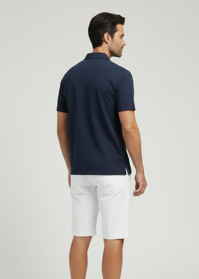 Polo Key jersey blu