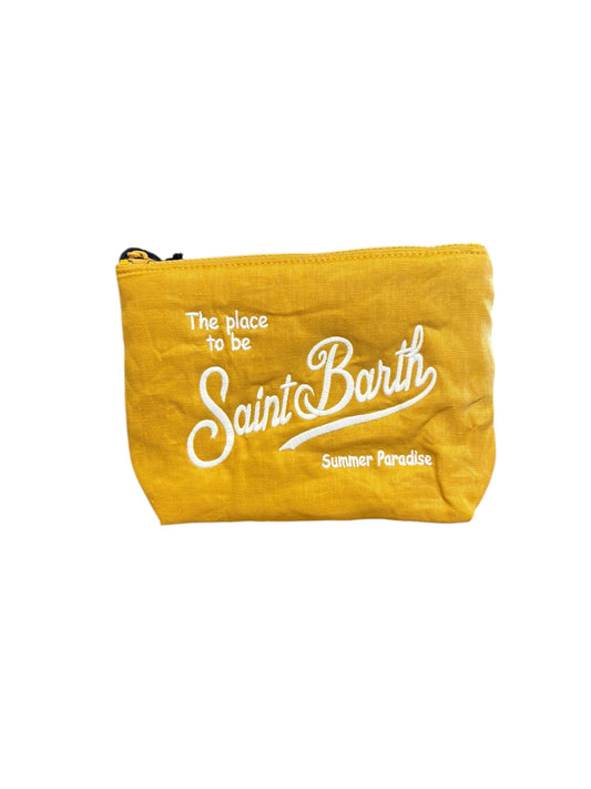 Pochette Aline soft linen St. Barth