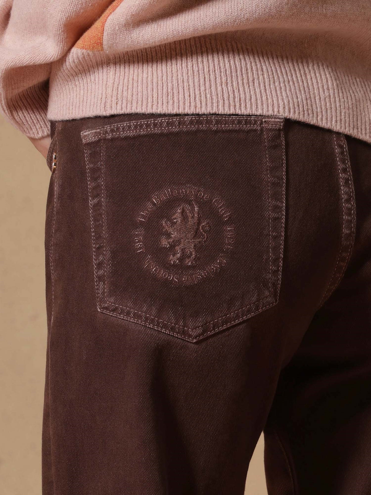 Jeans gamba dritta Ballantyne cacao