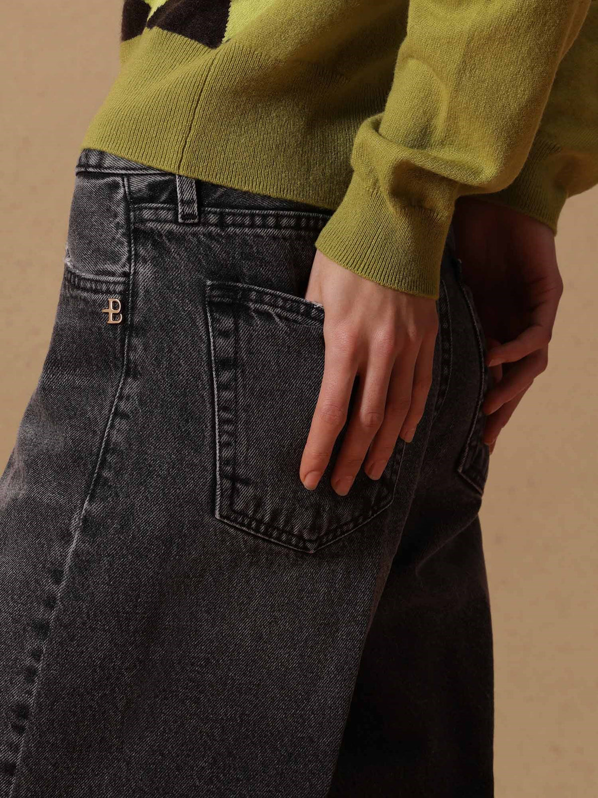 Jeans boyfriend Ballantyne grigio