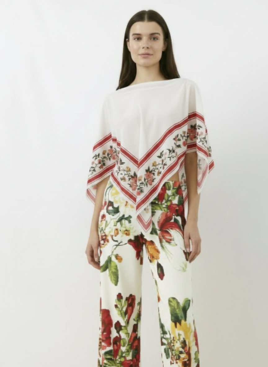 Top poncho cruise Raffaela d'Angelo