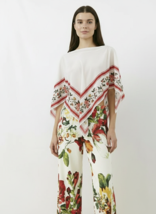 Top poncho cruise Raffaela d'Angelo