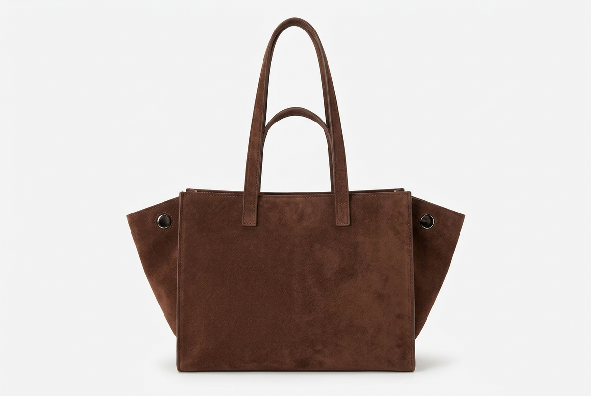 Borsa Jour camoscio cacao St. Barth