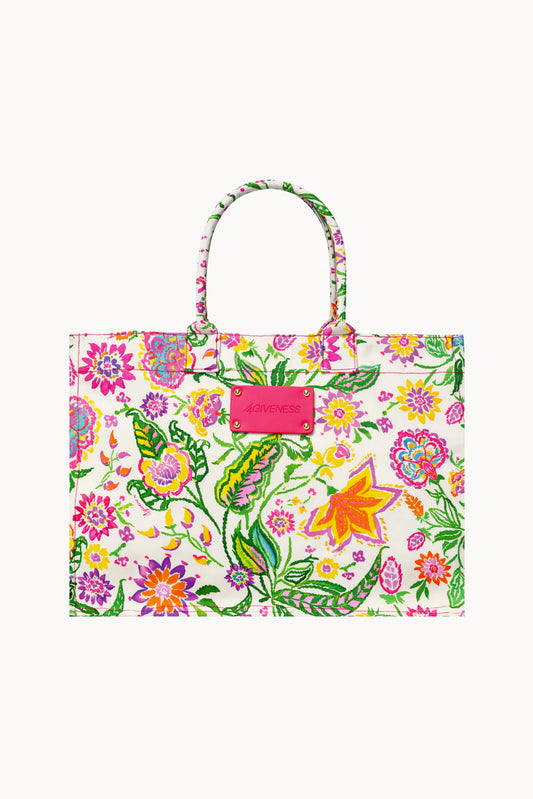 Borsa spiaggia Saint Tropez Flower Colors 4GIVENESS