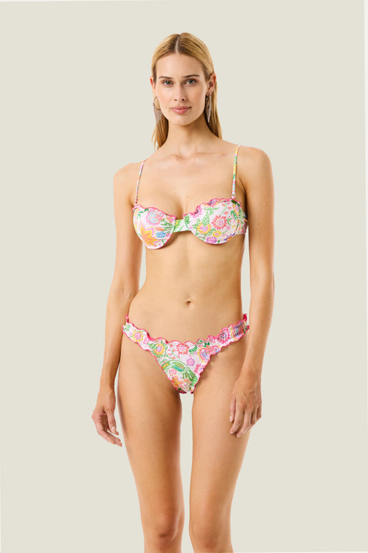 Bikini balconcino e slip arricciato 4GIVENESS