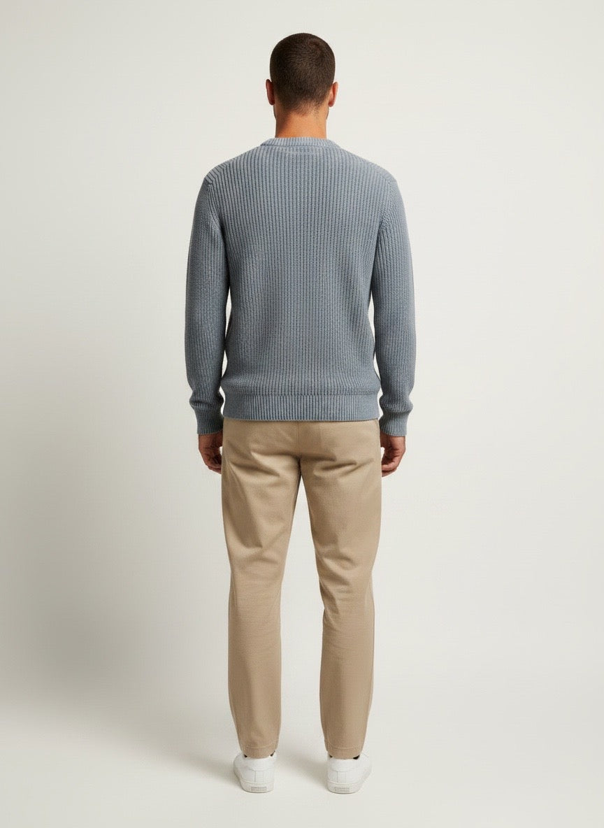 Maglia girocollo uomo vintage blue Replay