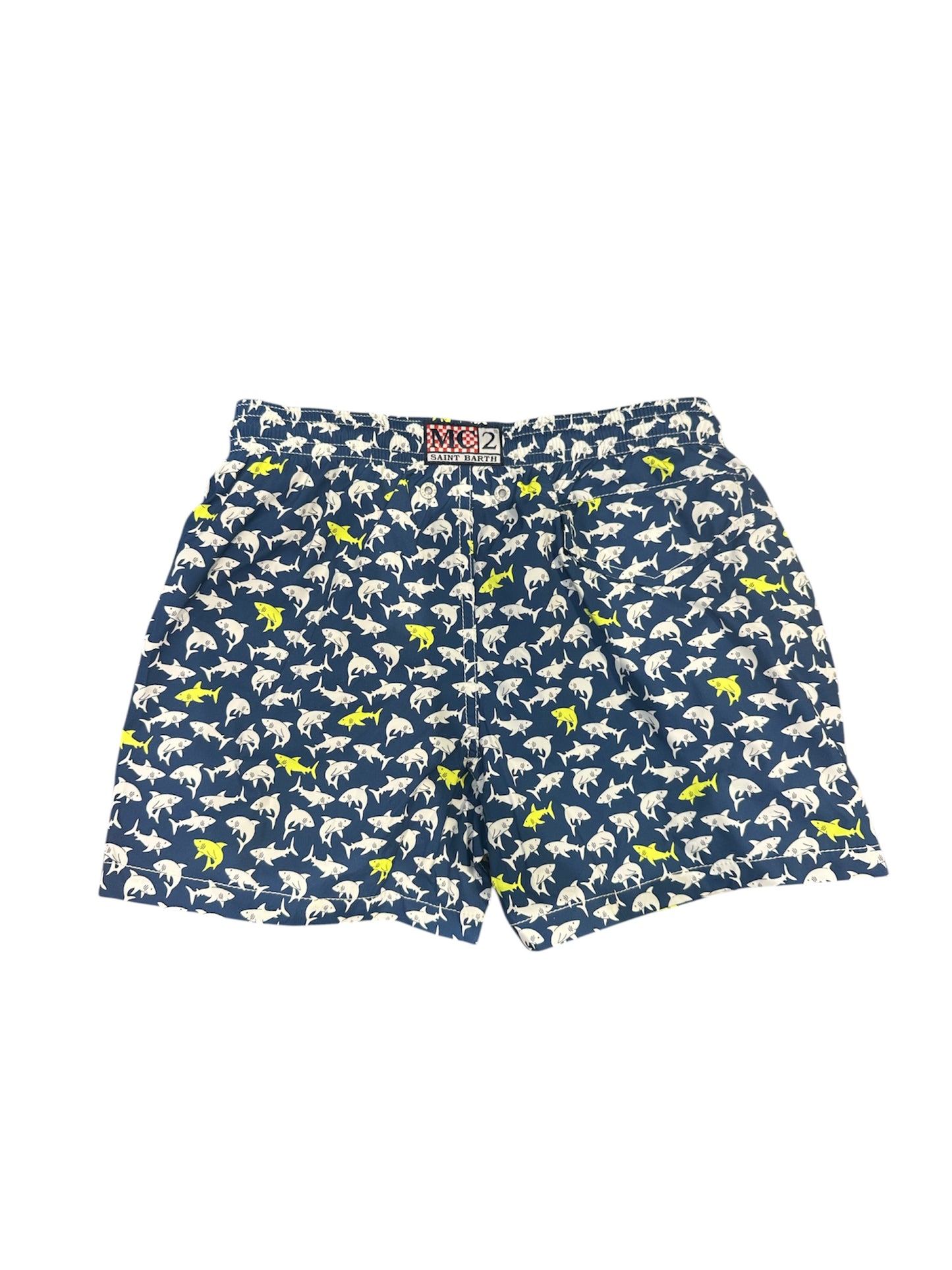 Costume Boxer sharks fluo Saint Barth