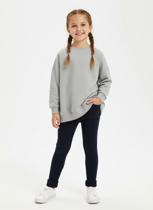 Leggins lana blu J.O. Milano