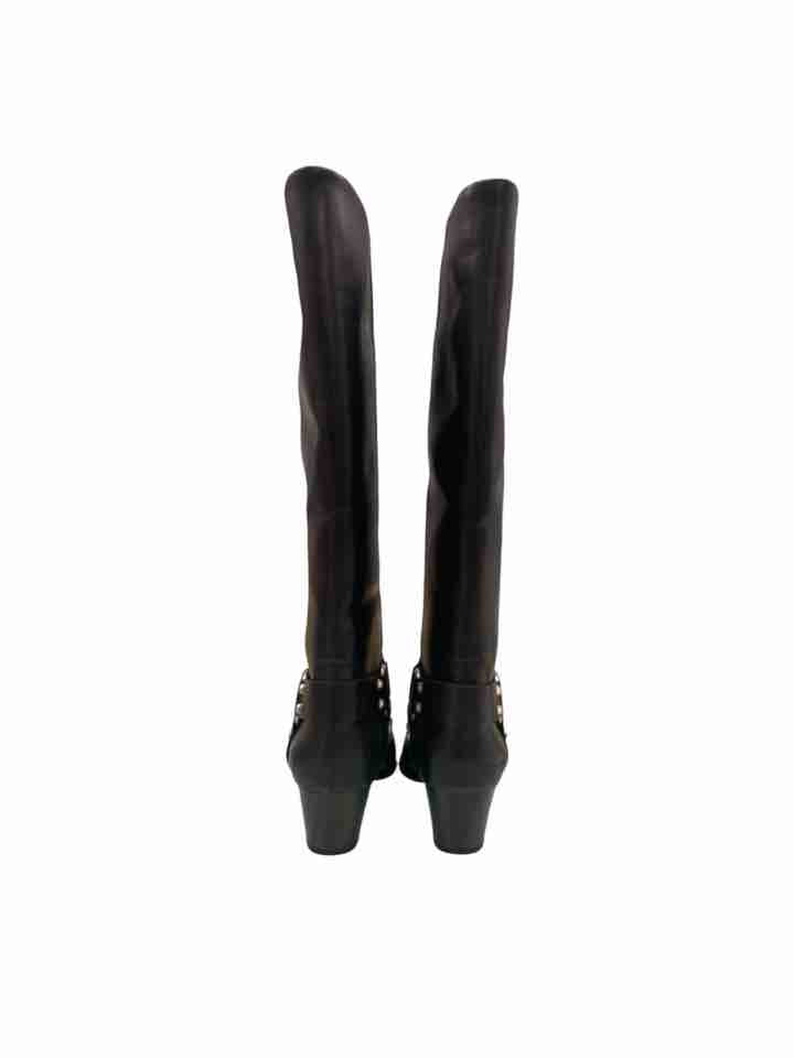 Stivale in pelle nero