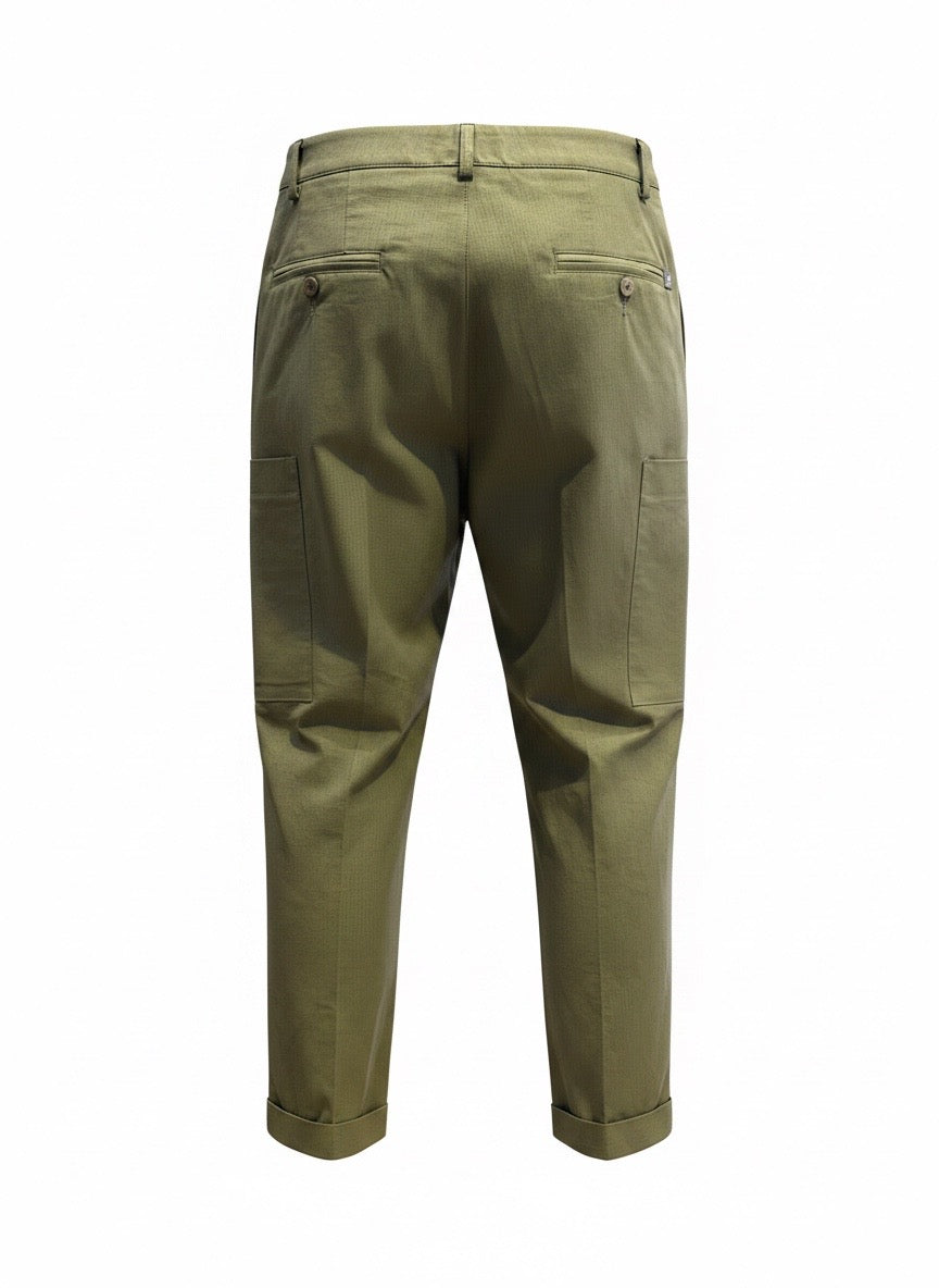 Pantalone lungo verde militare Gino Gori