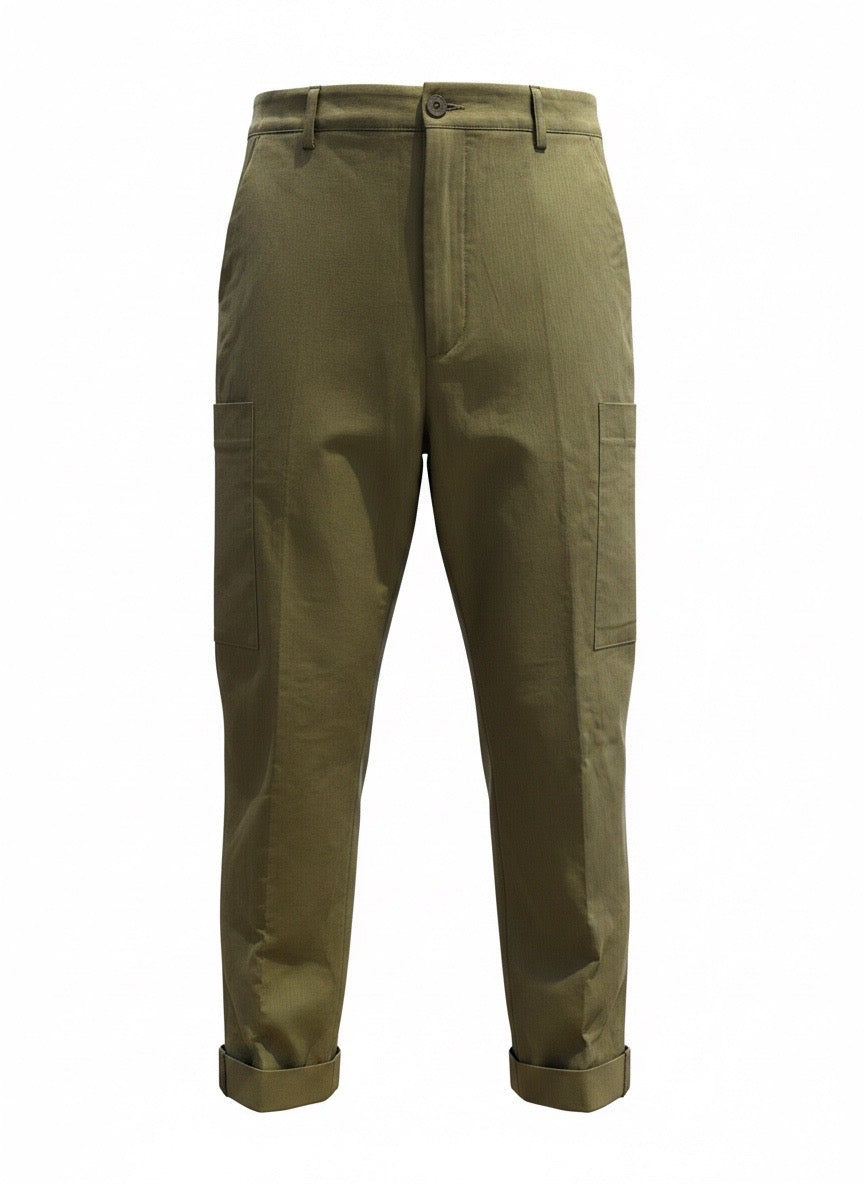 Pantalone lungo verde militare Gino Gori