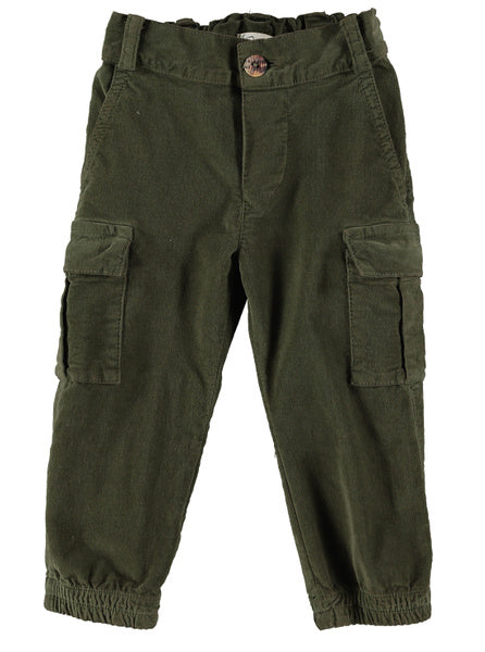 Pantalone J.O.Milano verde velluto