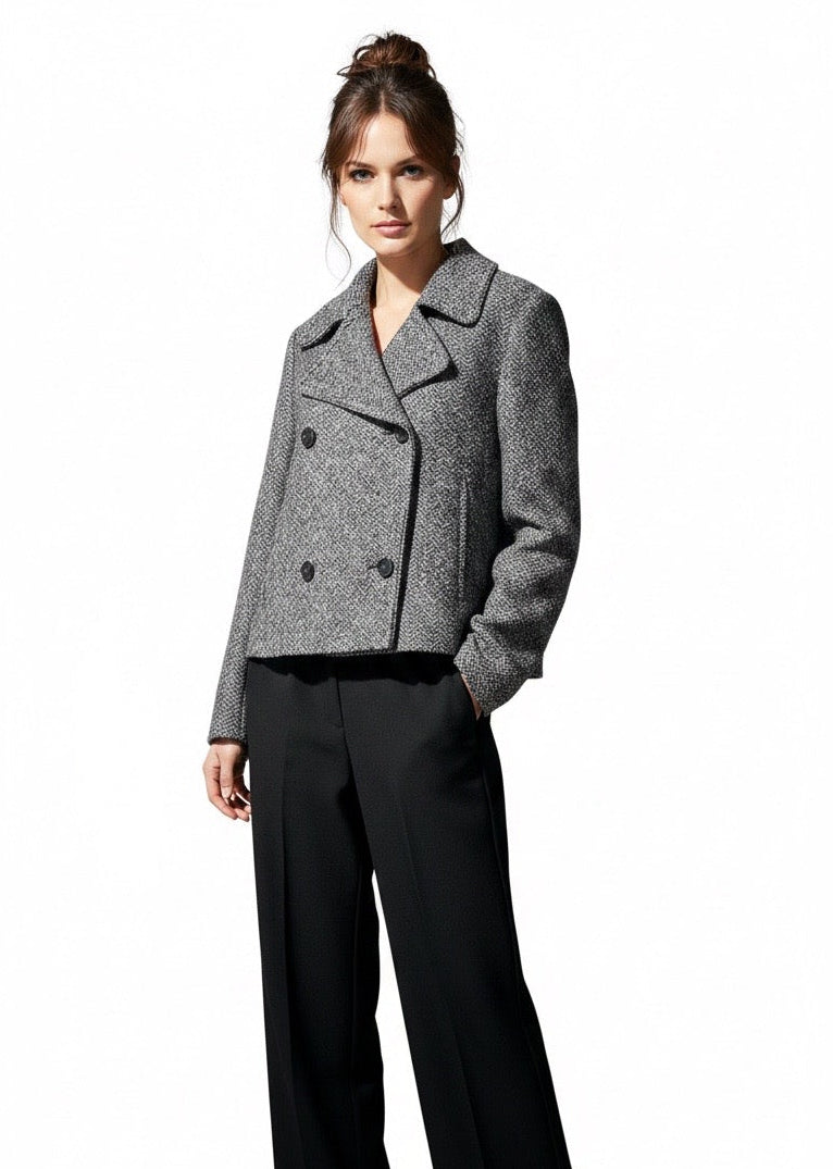 Giacca spinata grigia Windsor