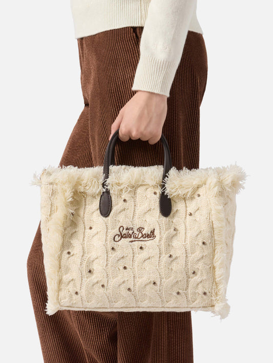 Borsa Colette Wool Braid Saint Barth