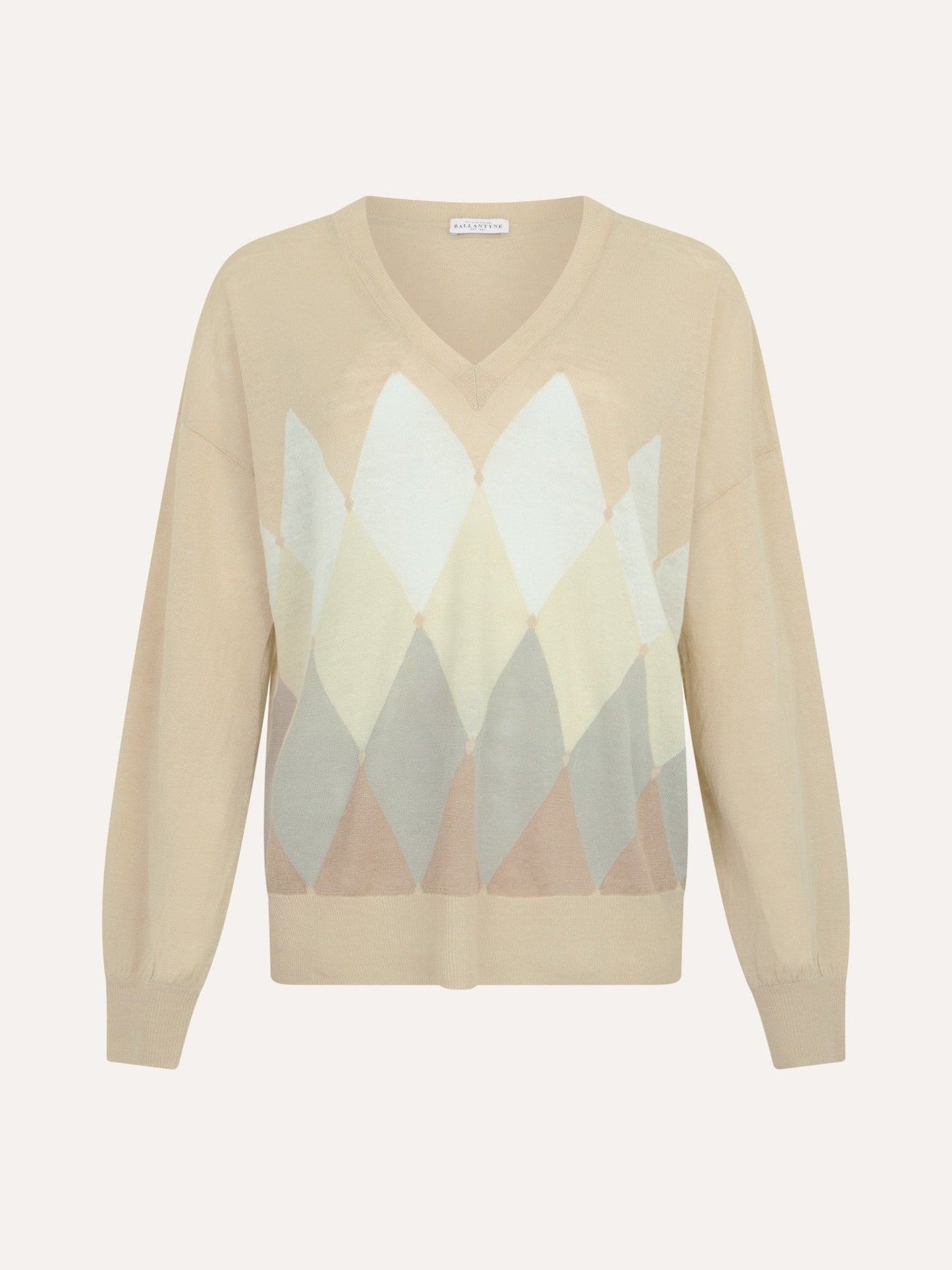 Maglia diamond scollo a V B