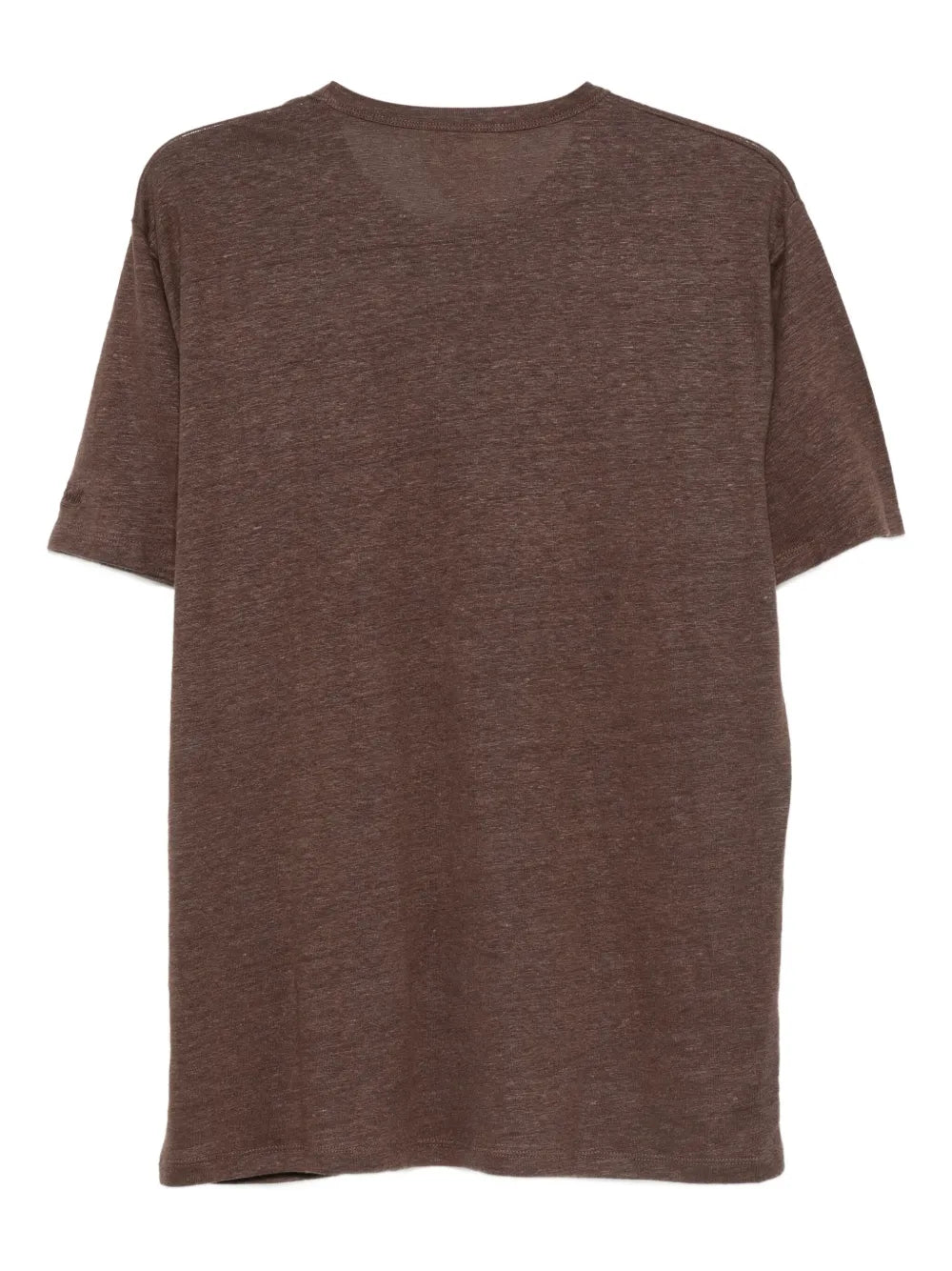 T-shirt lino marrone MC2 Saint Barth
