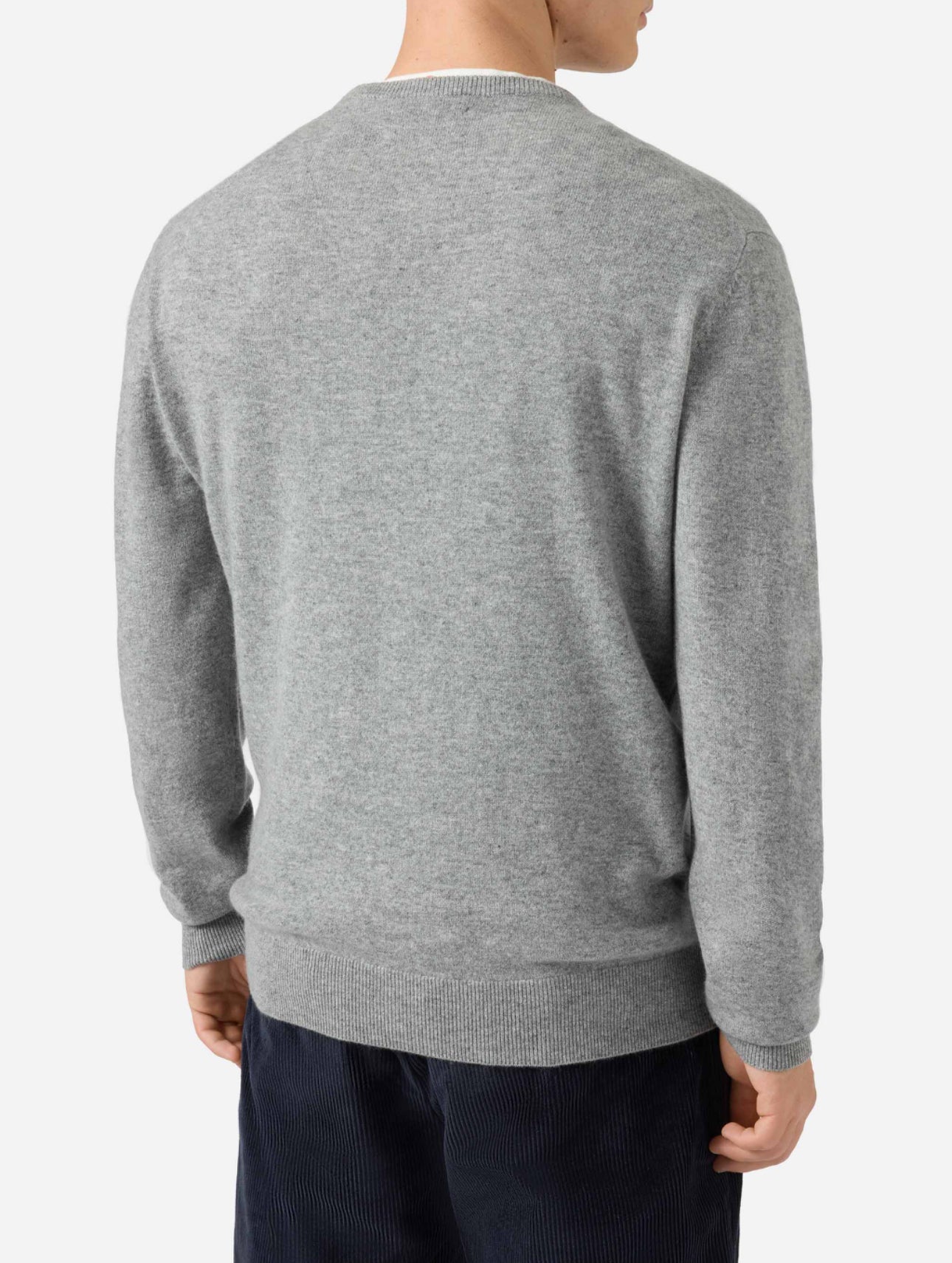 Maglione girocollo grigio Saint Barth