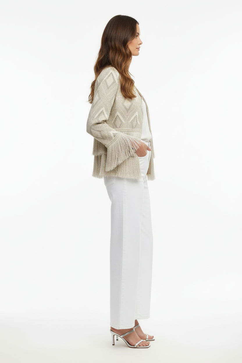 GIACCA JACQUARD PERLA