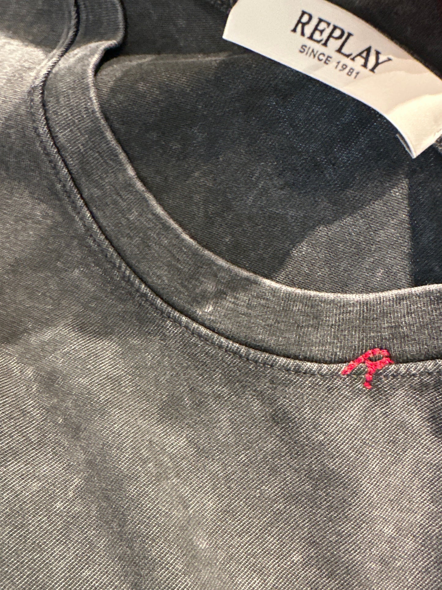 T-shirt uomo vintage black Replay