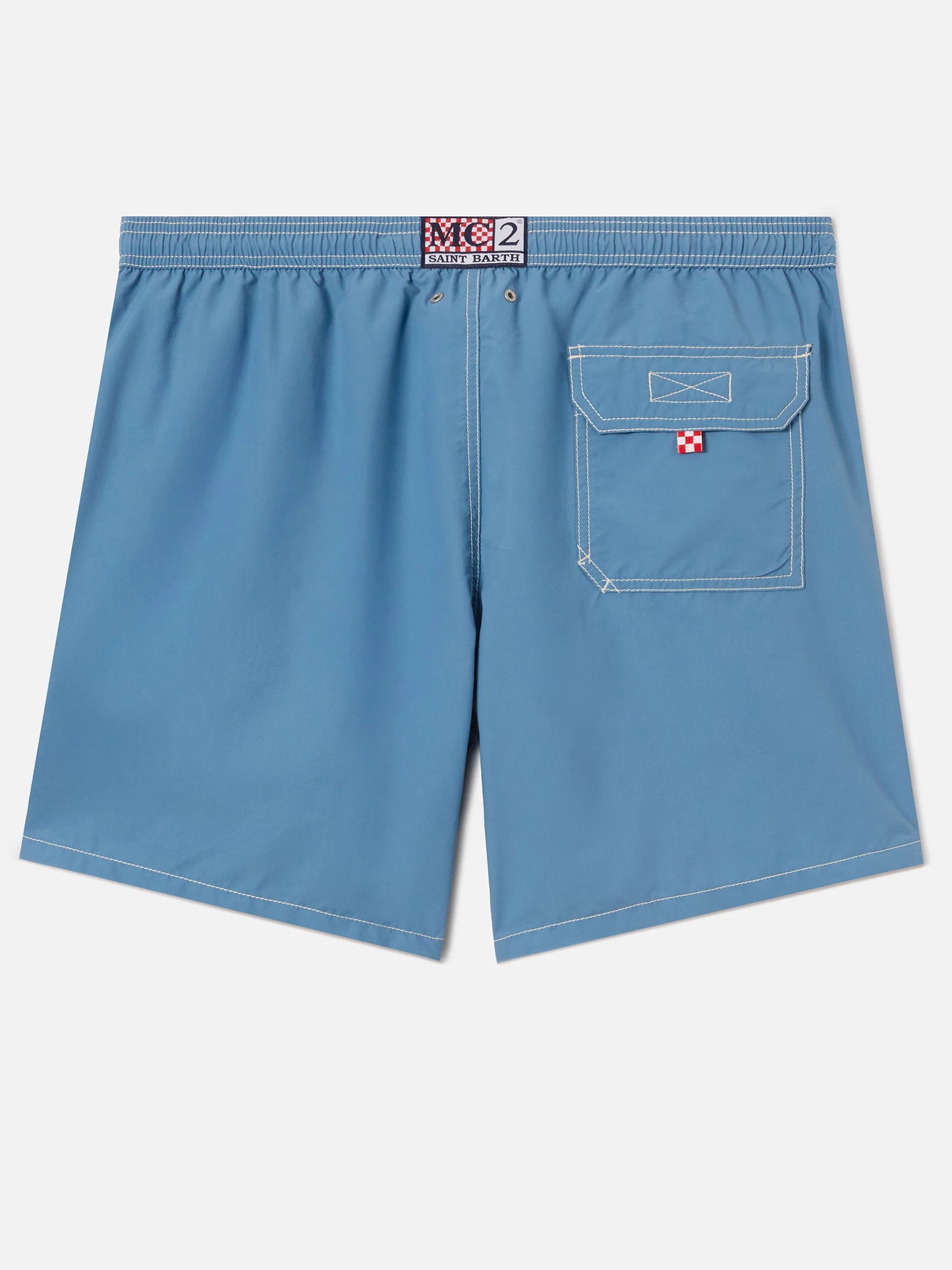 Boxer azzurro polvere Patmos Saint Barth