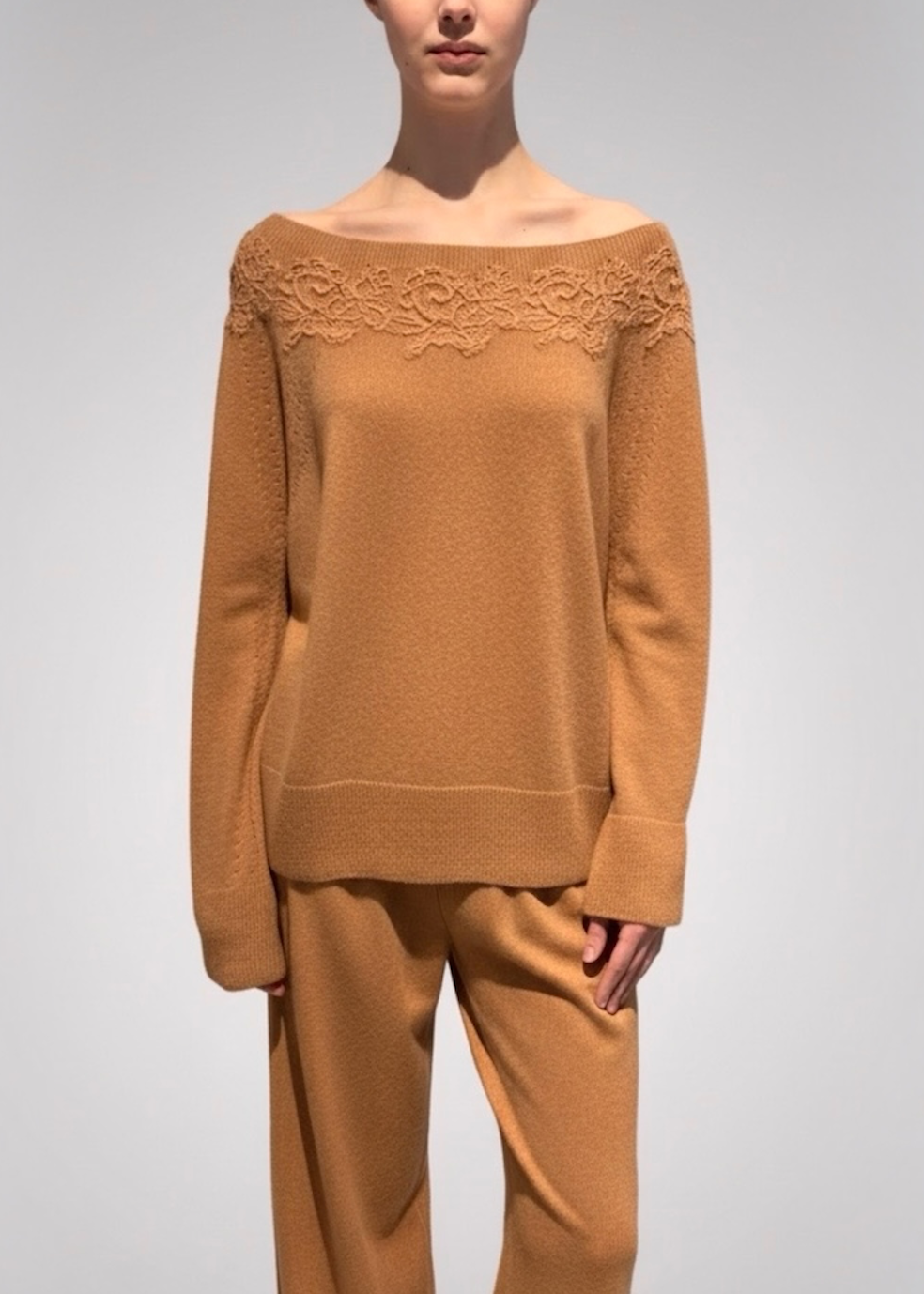 Maglia barchetta pizzo Ermanno Scervino