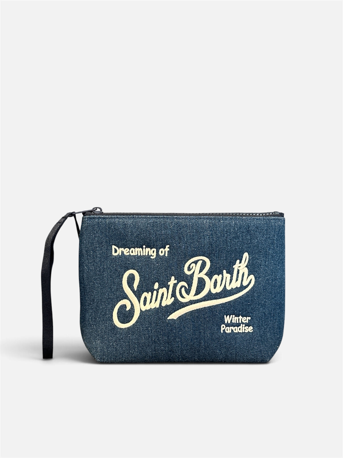 Pochette denim Aline Saint Barth