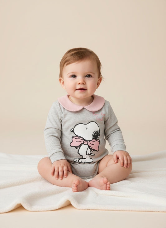 Body bambina Snoopy Saint Barth