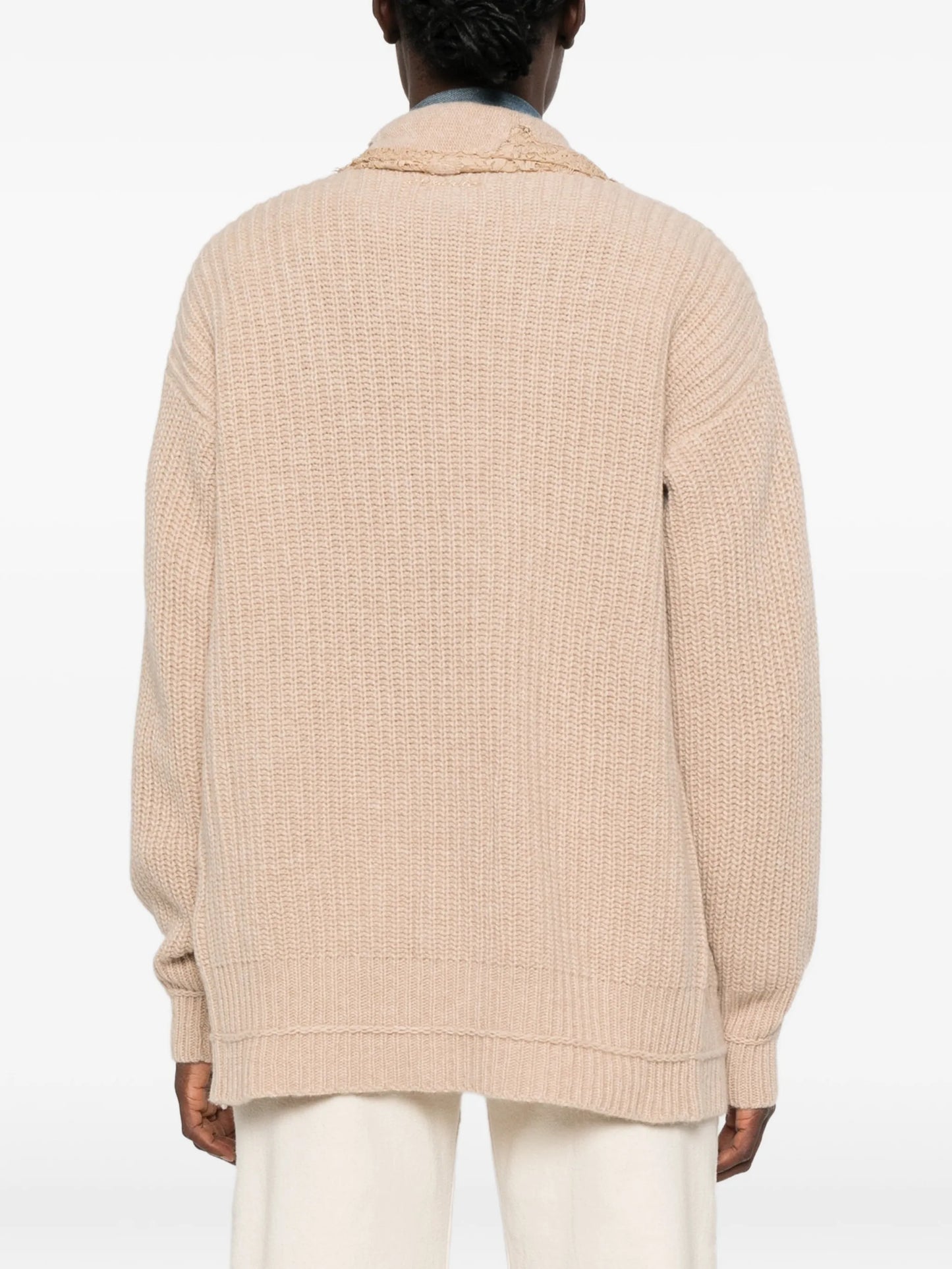Cardigan over con pizzo Ermanno Firenze