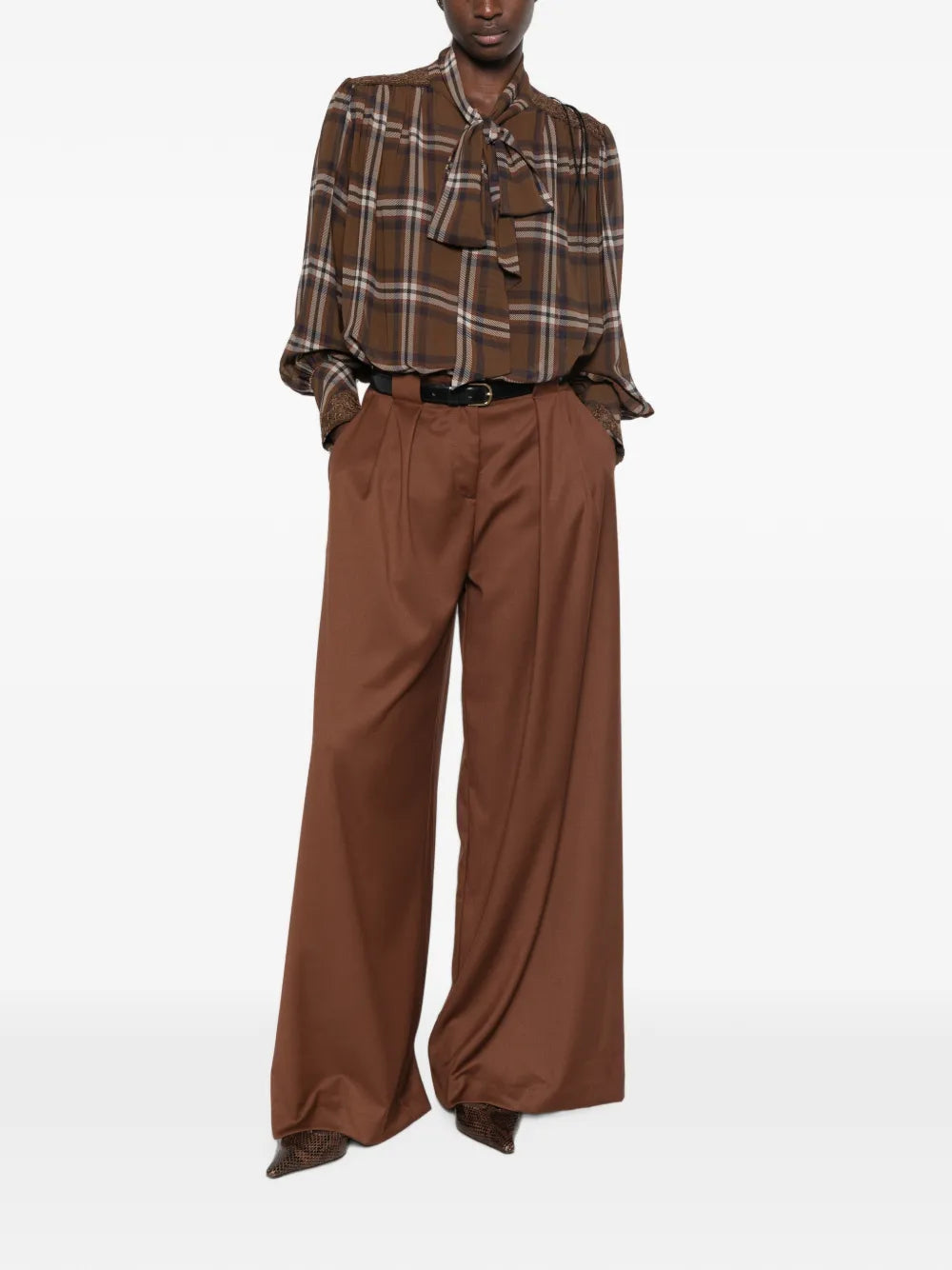 Pantalone cacao Ermanno Firenze