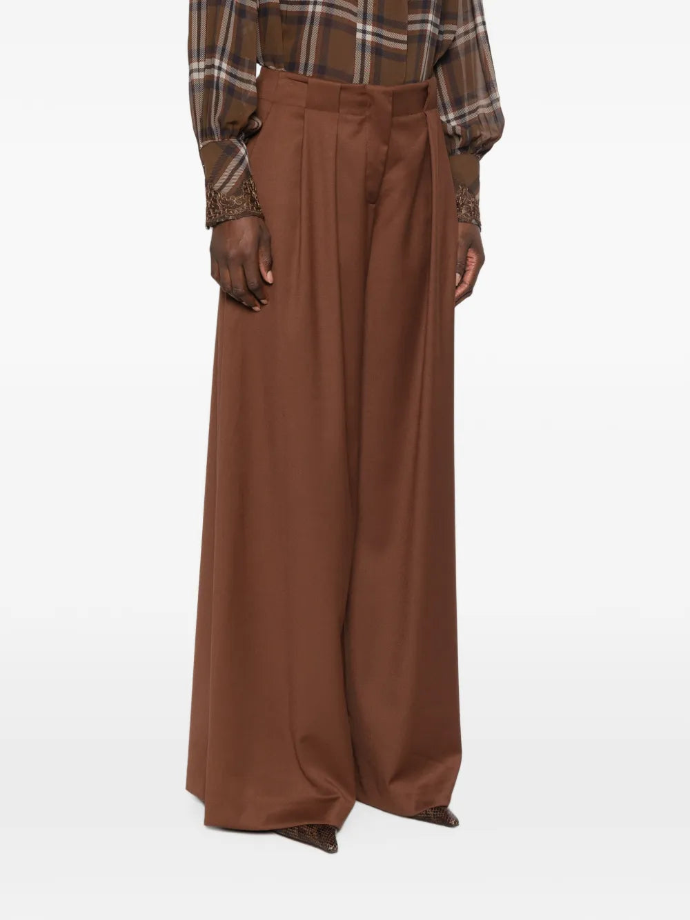 Pantalone cacao Ermanno Firenze