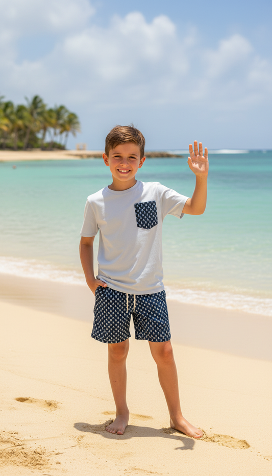 T-shirt barchette St.Barth