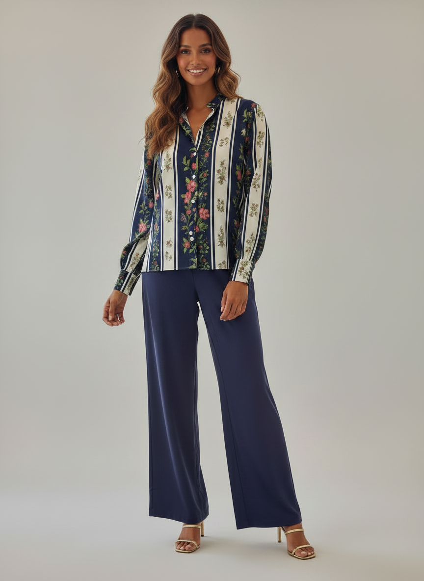 Camicia cruise blu Raffaela d'Angelo