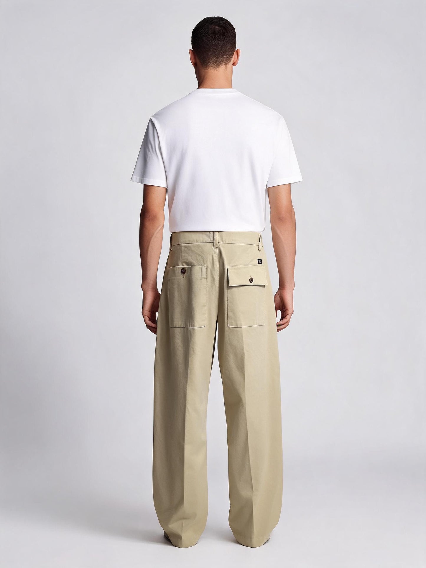 Pantalone lungo beige Gino Gori