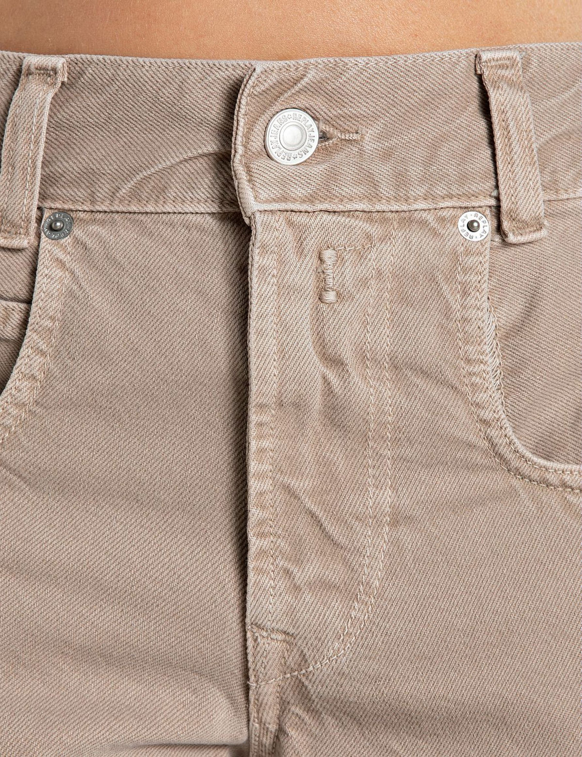 Jeans loose fit Hallebe vintage beige Replay