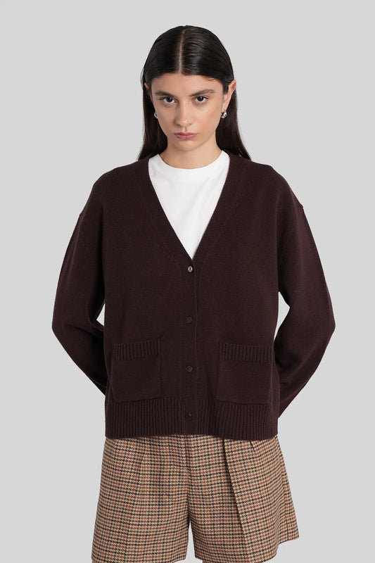 Cardigan marrone St Barth