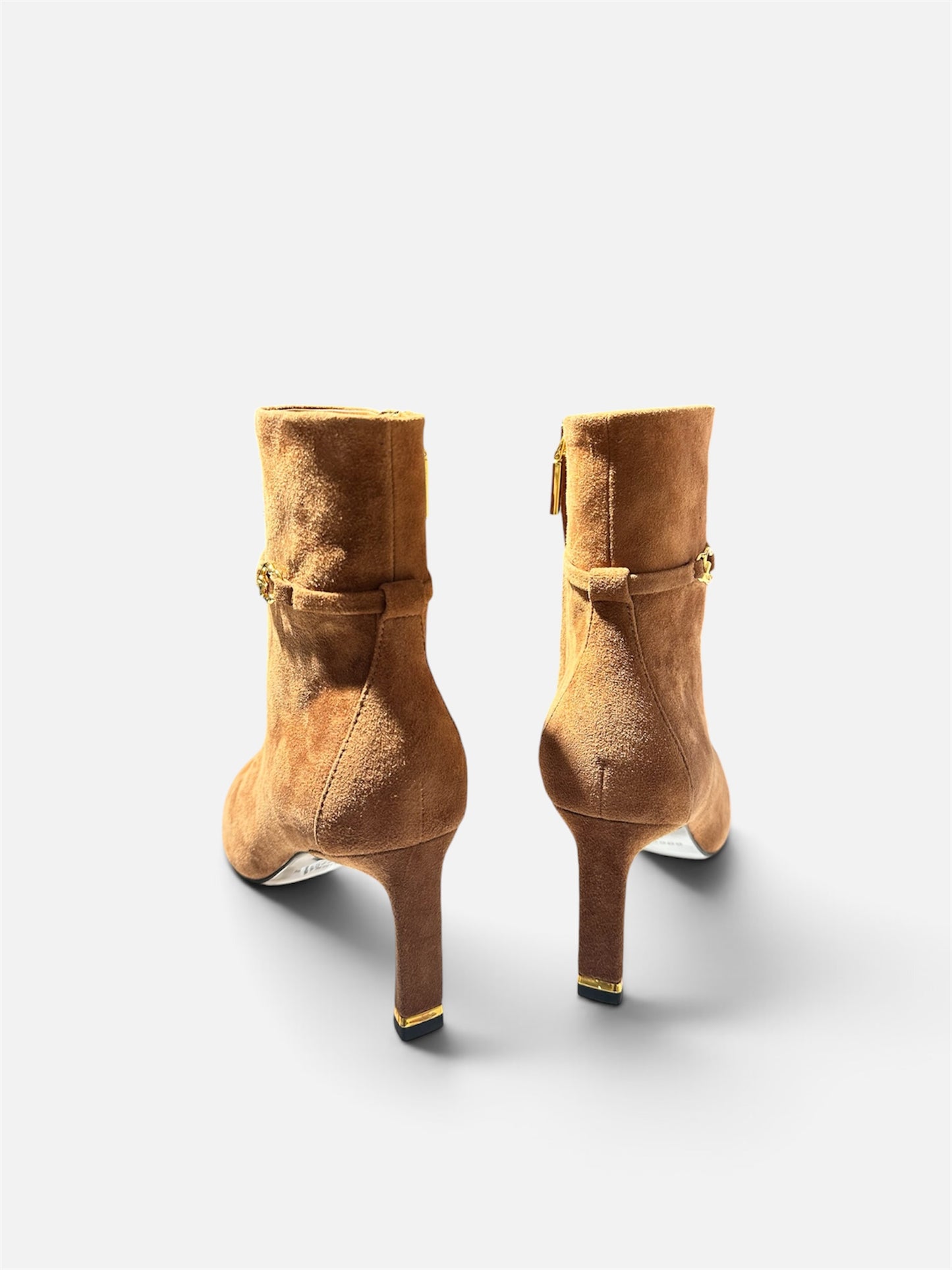 Stivaletto C-look in camoscio cognac Coccinelle