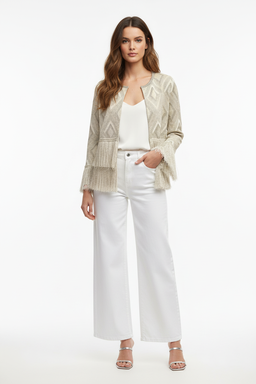 GIACCA JACQUARD PERLA