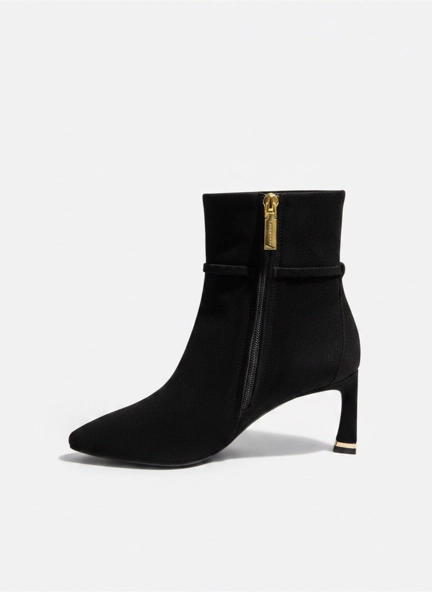 Stivaletto C-look in camoscio nero Coccinelle