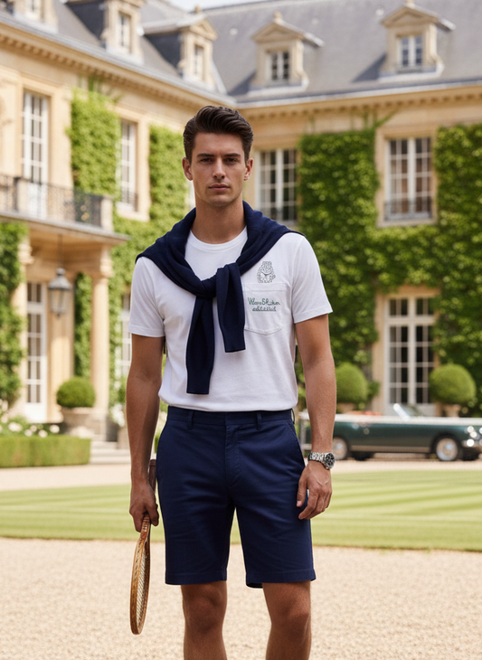 T-shirt uomo Wimbledon addicted MC2 Saint Barth