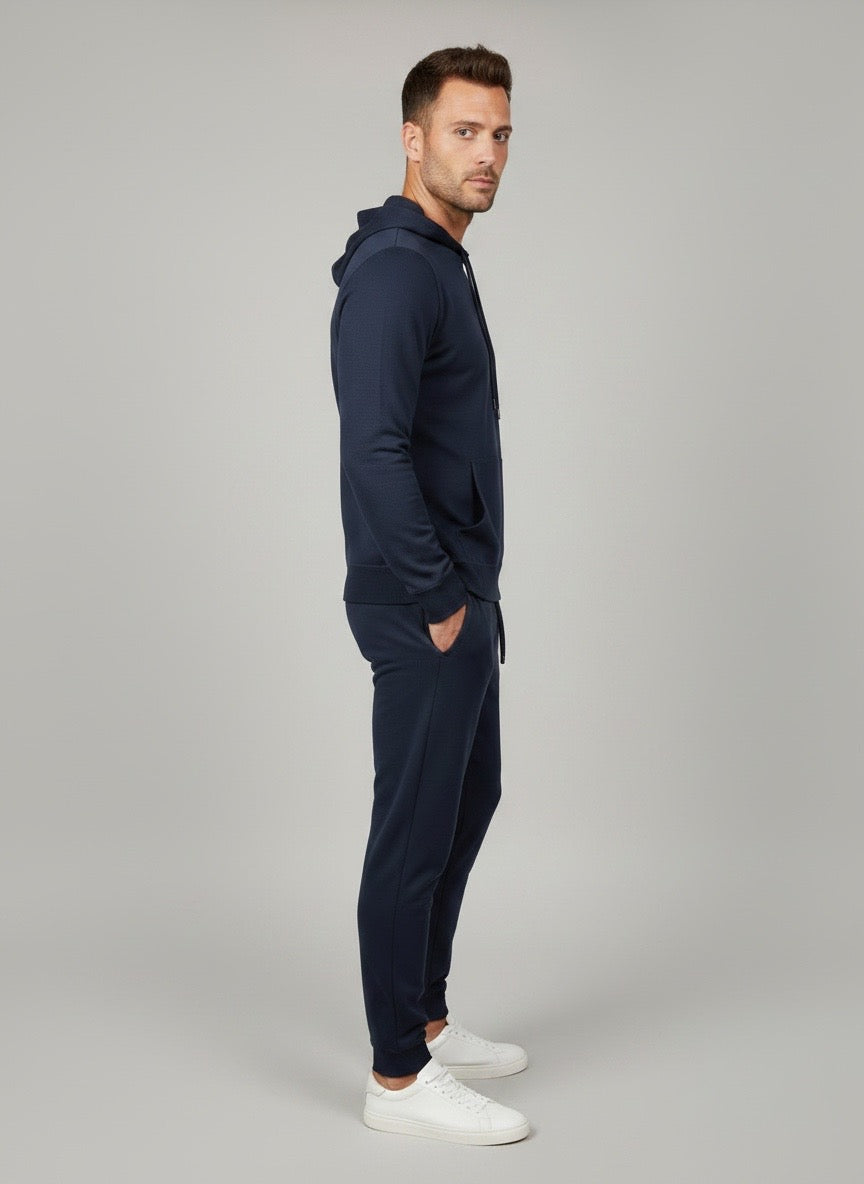 Pantalone lana blu Saint Barth